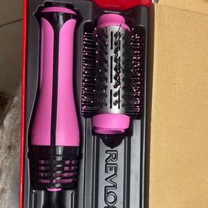 Revlon Pink and Black Hair Dryer Brush
